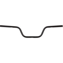 Manillar para moto — 31" ancho, 1" abrazadera, 6-7/8" altura, Negro brillo