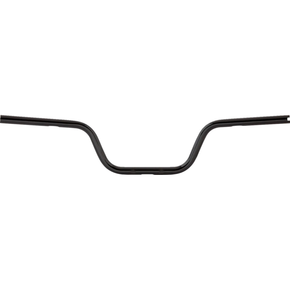 Manillar para moto — 31" ancho, 1" abrazadera, 6-7/8" altura, Negro brillo