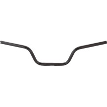 Manillar para moto — 31" ancho, 1" abrazadera, 6-7/8" altura, Negro brillo