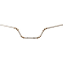 Manillar Moto — 78,5 cm ancho, 25,4 mm abrazadera, Plateado