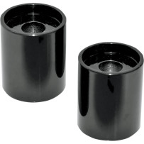 Handlebar Riser Extensions — Rise 38.1 mm (1-1/2"), Clamp diameter 25.4 mm (1"), Black, Gloss