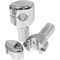 Handlebar Risers for 1" Handlebars — 25.4 mm (1"), 76.2 mm (3"), Chrome