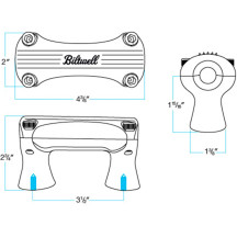 Elevador de manillar Thunder de 2"