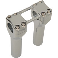 Assault Handlebar Risers — 32 mm (1-1/4") clamping, 6" rise, chrome