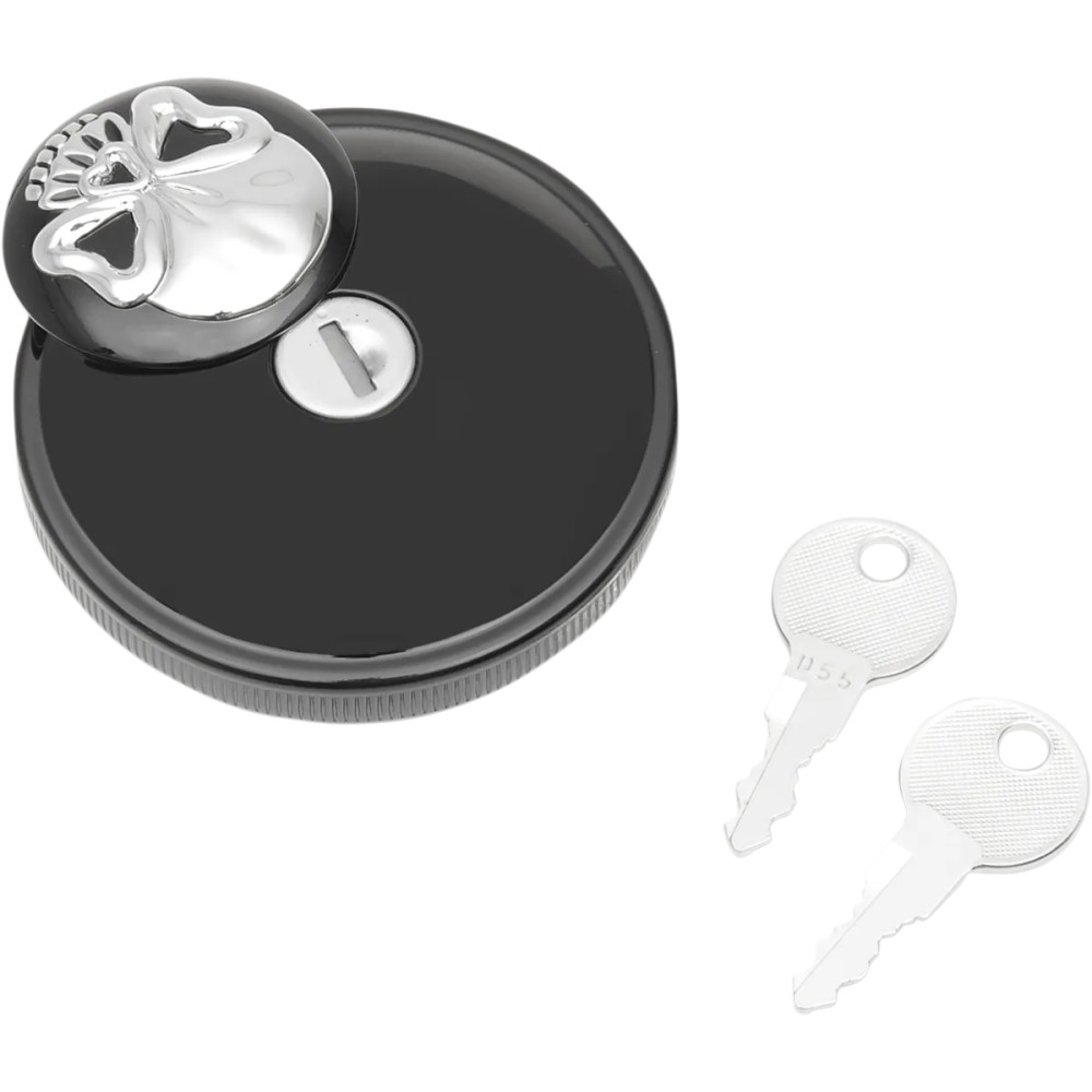 Screw-In Locking Skull Gas Cap