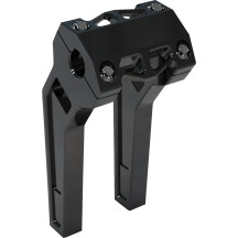 Elevadores de alto rendimiento — 25.4 mm de sujeción, 50.8 mm de retroceso, 20.5 cm de elevación, negro anodizado