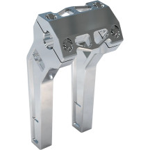 Performance Risers — 25.4 mm clamp, 50.8 mm pullback, 205 mm rise, Raw