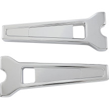 Performance Risers — 25.4 mm (1") clamp, 20.5 cm (8") rise, Chrome