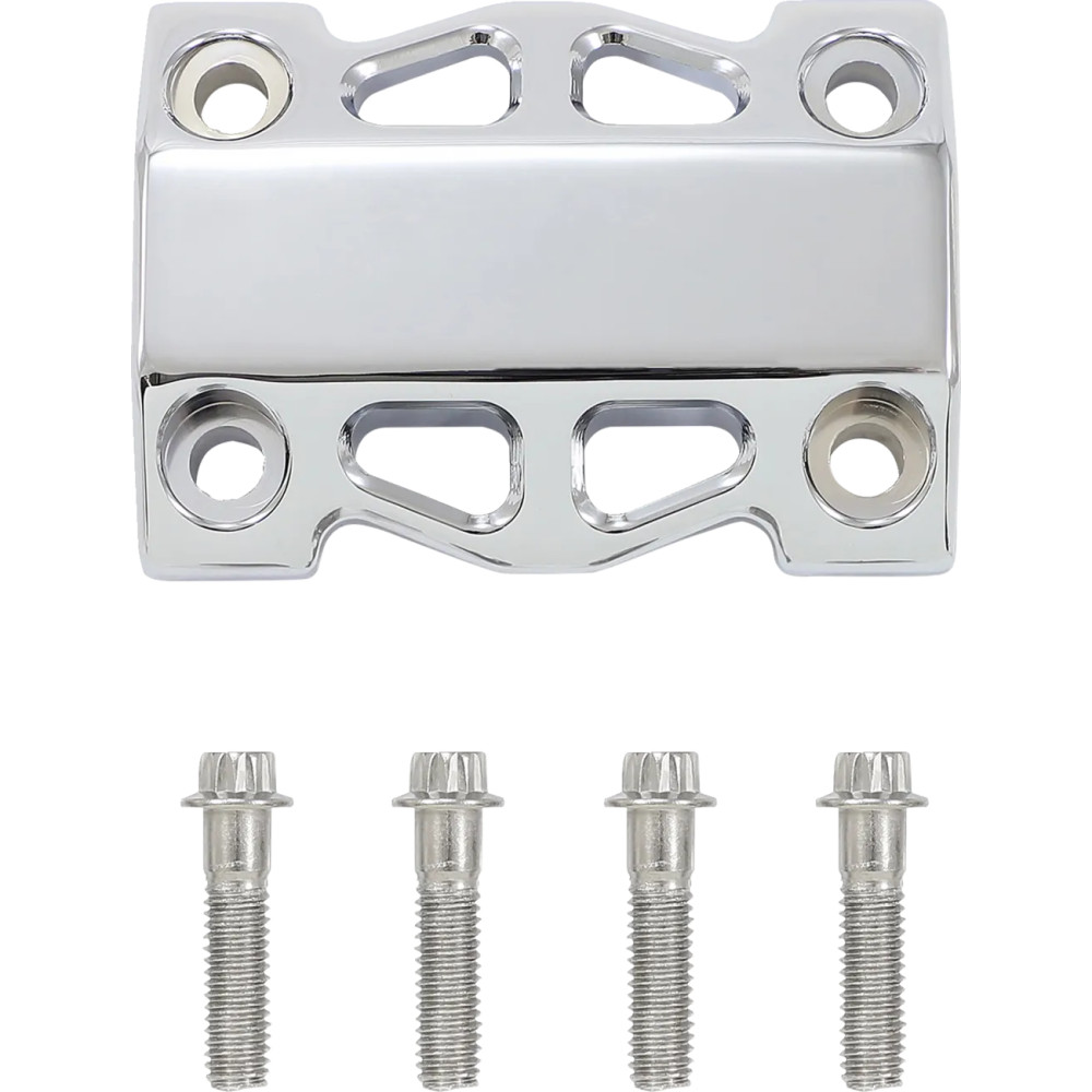Performance Risers — Rise 25.5 cm (10\"), Clamp 25.4 mm (1\"), 3.5\" on-center, Chrome