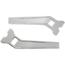 Performance Risers — Clamp 25.4 mm (1 in), Rise 10 in, Pullback 2 in, Chrome