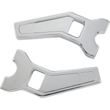 Elevadores de alto rendimiento — abrazadera 32 mm (1-1/4"), 3-1/2" entre centros, elevación 15 cm (6"), Cromado