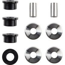 Riser Bushings — Polished silver