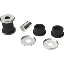 Riser Bushings — Polished silver