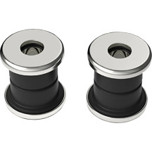 Riser Bushings — Polished silver