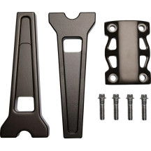 Performance Risers — 25.4 mm (1") clamp, 8" rise, Bronze powder-coated
