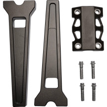 Elevadores de alto rendimiento — 25,5 cm de elevación, 25,4 mm de abrazadera, bronce con recubrimiento en polvo