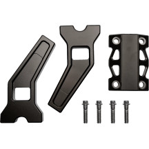 Performance Risers — 25.4 mm clamp, 50.8 mm pullback, 15 cm rise, powder-coated bronze