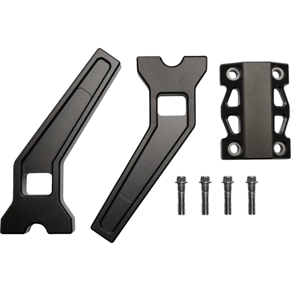 Performance Risers — 1" clamping diameter, 2" pullback, 8" rise, bronze powder-coated