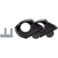 1-1/2” Barback Handlebar Risers — 22 mm (7/8") clamp, 34.9 mm rise, 19.1 mm pullback, Black