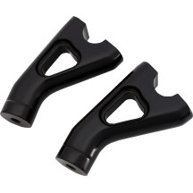 Sportster Riser Kit — Pullback, Black anodized