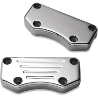 Billet Aluminum Top Handlebar Clamp — 25.4 mm (1\") clamping diameter, raw finish
