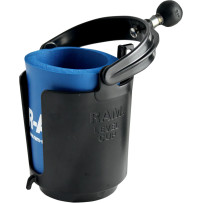 Self-Leveling Cup Holder and Cozy with 1" Ball — 1" ball, Black
