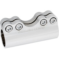 Modular Adjustable Handlebar Clamp — 1" clamping diameter, chrome