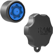 Pin-Lock Security Knob — fits 1" B-size arms, Black