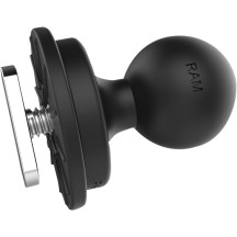 Track Ball™ con anclaje de perno en T — Bola de 1", Negro