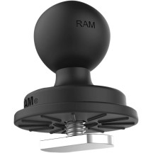Track Ball™ con anclaje de perno en T — Bola de 1", Negro