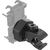 Tough-Claw™ Small Clamp Base with Vibe-Safe™ Adapter — Fits 15.9–39 mm (5/8"–1-1/2"), powder-coated black