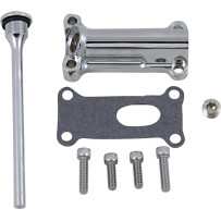 Engine Oil Spout Kit — 6061-T6 aluminum, Chrome