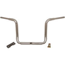 1-1/2" Grande Touring Ape Hanger Manillar — Elevación 14", Abrazadera 1", Cromo