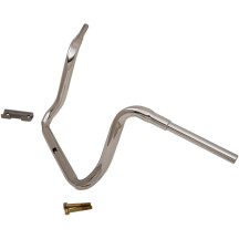 1-1/2" Grande Touring Ape Hanger Manillar — Elevación 14", Abrazadera 1", Cromo