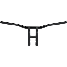 Barra en T de 1" — 25,4 mm (1"), 30" ancho, 10" alzada, Negro brillo