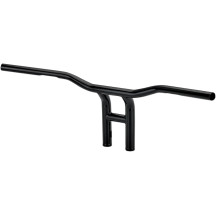 Barra en T de 1" — 25,4 mm (1"), 30" ancho, 10" alzada, Negro brillo