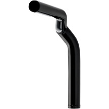 Barra en T de 1" — 25,4 mm (1"), 30" ancho, 10" alzada, Negro brillo
