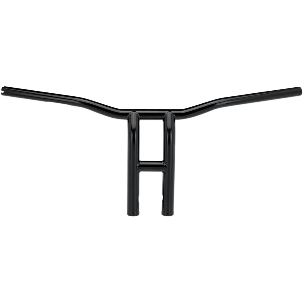 T-Bar de 1" — diámetro 1", altura 12", ancho 30", negro brillo