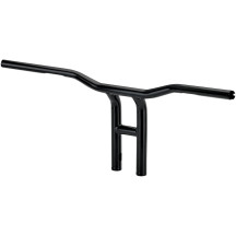 T-Bar de 1" — diámetro 1", altura 12", ancho 30", negro brillo