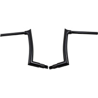 1-1/2" EZ Install Pointed Top Handlebar — 38 mm (1-1/2"), 32 mm clamp, Black