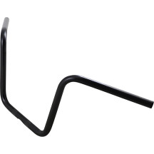 Manillar 1" — abrazadera 1", ancho 33", elevación 10", negro brillante