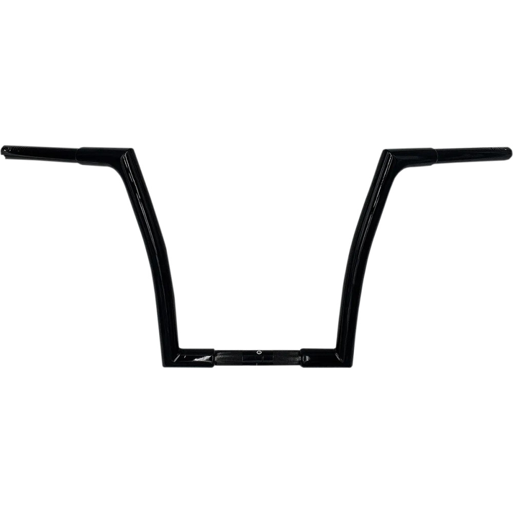 1-1/4" EZ Install Flat Top Handlebar — 1" clamp, 35" width, Black