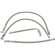 Stainless Steel Braided Oil Line Kit