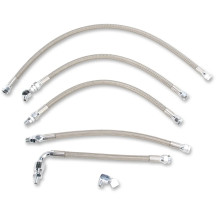 Stainless Steel Braided Oil Line Kit