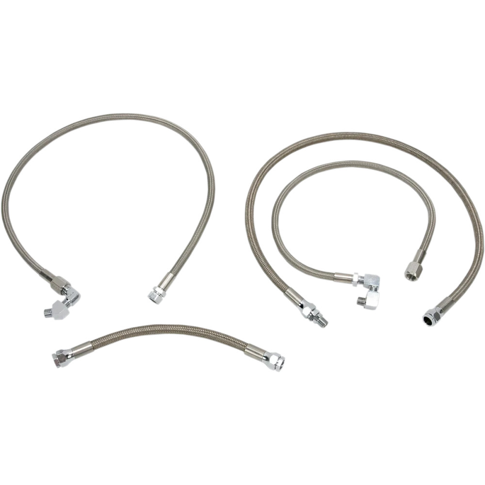 Stainless Steel Braided Oil Line Kit Stainless Steel Braided Oil Line Kit