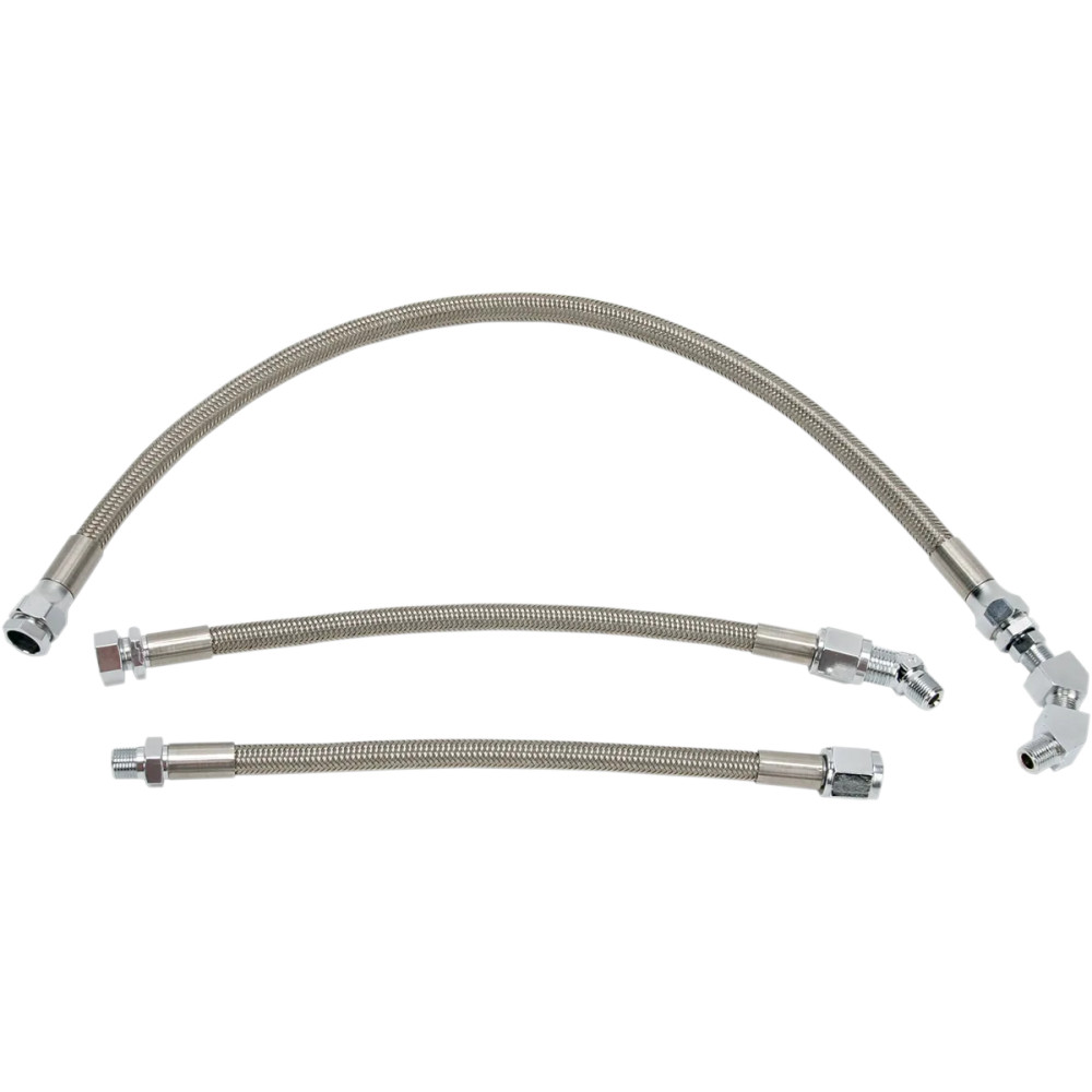 Stainless Steel Braided Oil Line Kit