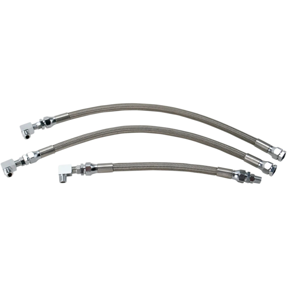 Stainless Steel Braided Oil Line Kit