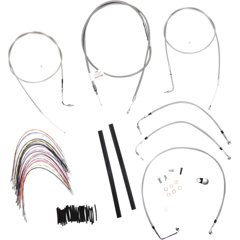 Complete Stainless Braided Handlebar Cable/Brake Line Kit Complete Stainless Braided Handlebar Cable/Brake Line Kit