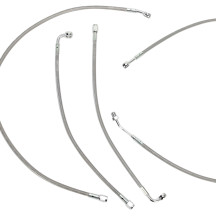 Complete Stainless Braided Handlebar Cable/Brake Line Kit