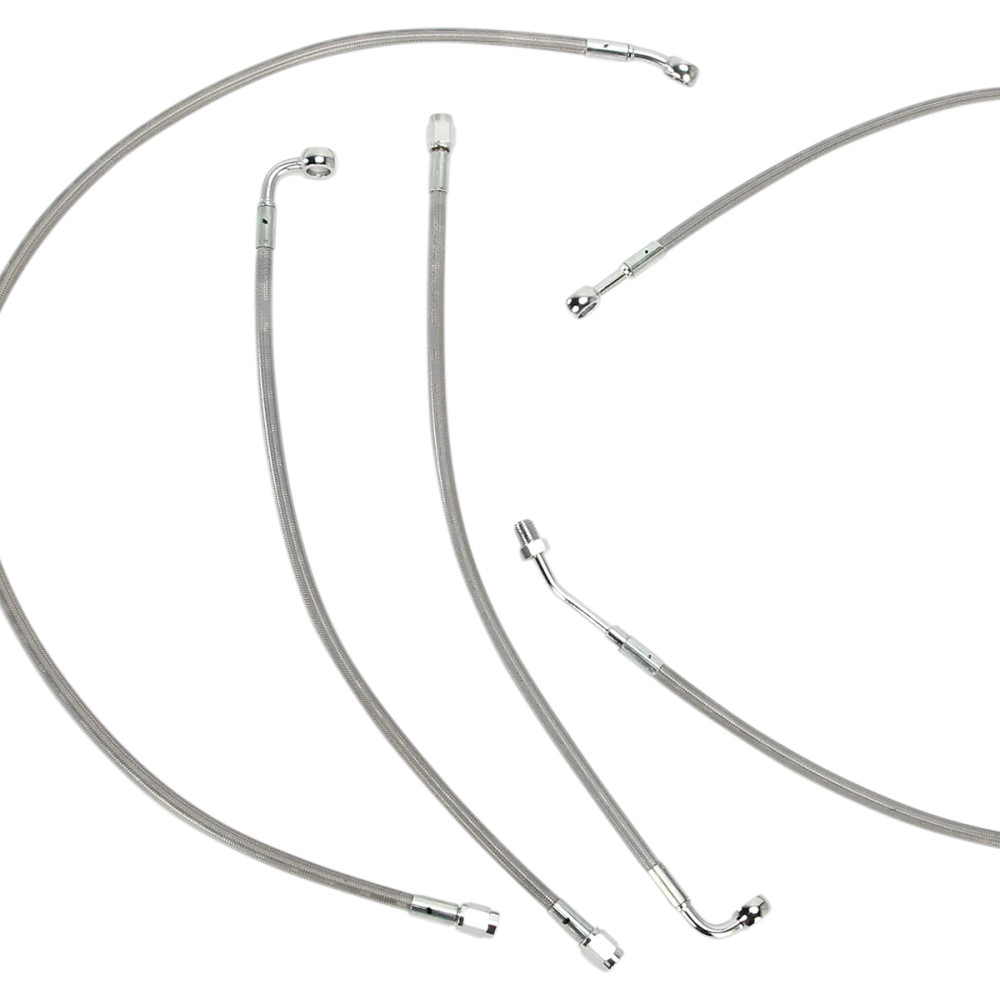 Complete Stainless Braided Handlebar Cable/Brake Line Kit Complete Stainless Braided Handlebar Cable/Brake Line Kit